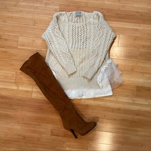 Snidel Cream Knit Sweater - One Size